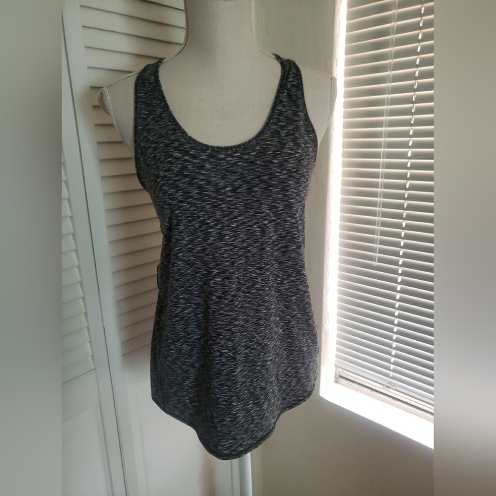 Lululemon Athletica Black and Gray Tank Top